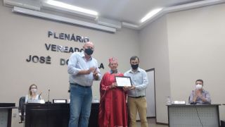 CAMARA HOMENAGEIA  GRUPO TERNO DE REIS ORZEL BIALY